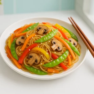 5 Món Chay Ngày Tết Dễ Làm Cho Gia Đình Việt 4 miến xào chay ngũ sắc, món chay mâm cỗ Tết