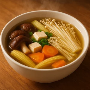 5 Món Chay Ngày Tết Dễ Làm Cho Gia Đình Việt 5 canh nấm thanh ngọt, món chay đầu năm