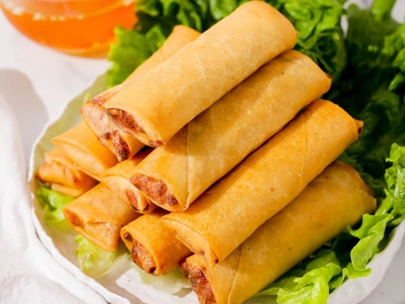 Chả giò giọn giụm, khai vị ngày Tết 