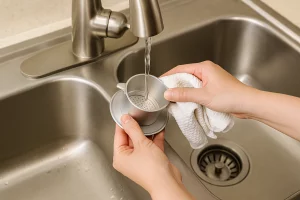 Phin sau khi vệ sinh đúng cách luôn sáng và sạch.