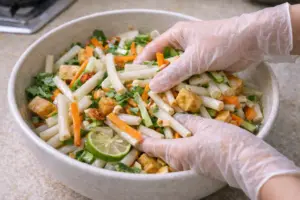 Bí Quyết Cách Làm Gỏi Ngó Sen Chay Cho Những Ngày Thanh Khiết 4 hình ảnh cách làm gỏi ngó sen chay