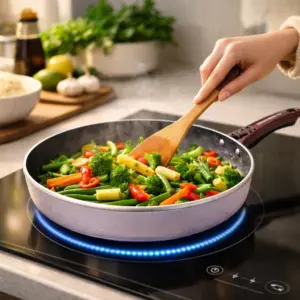 Top 5 Loại Chảo Chống Dính Dùng Bếp Từ Tốt Nhất 2 Chảo Ceramic Thanh Xuân Kim Hằng Màu Tím