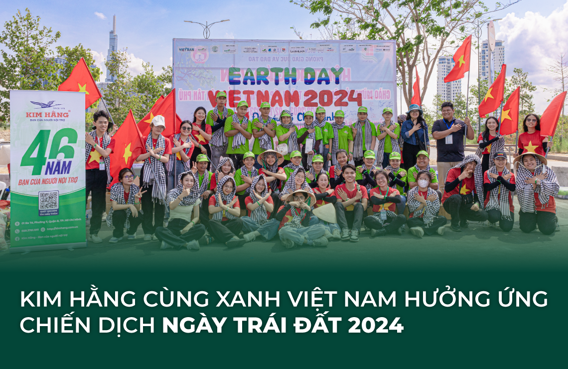 Kim Hằng cùng Xanh Việt Nam hưởng ứng chiến dịch Ngày Trái Đất 2024