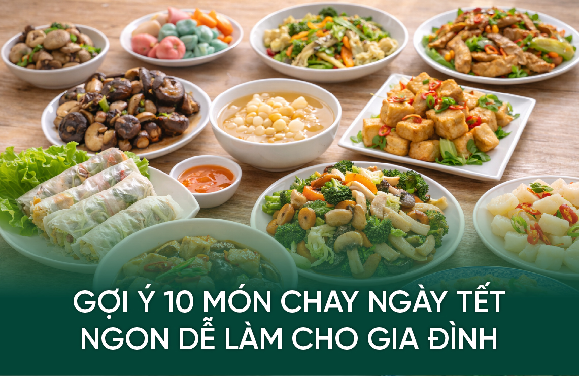hình ảnh Gợi Ý 10 Món Chay Ngày Tết, Ngon Dễ Làm Cho Gia Đình