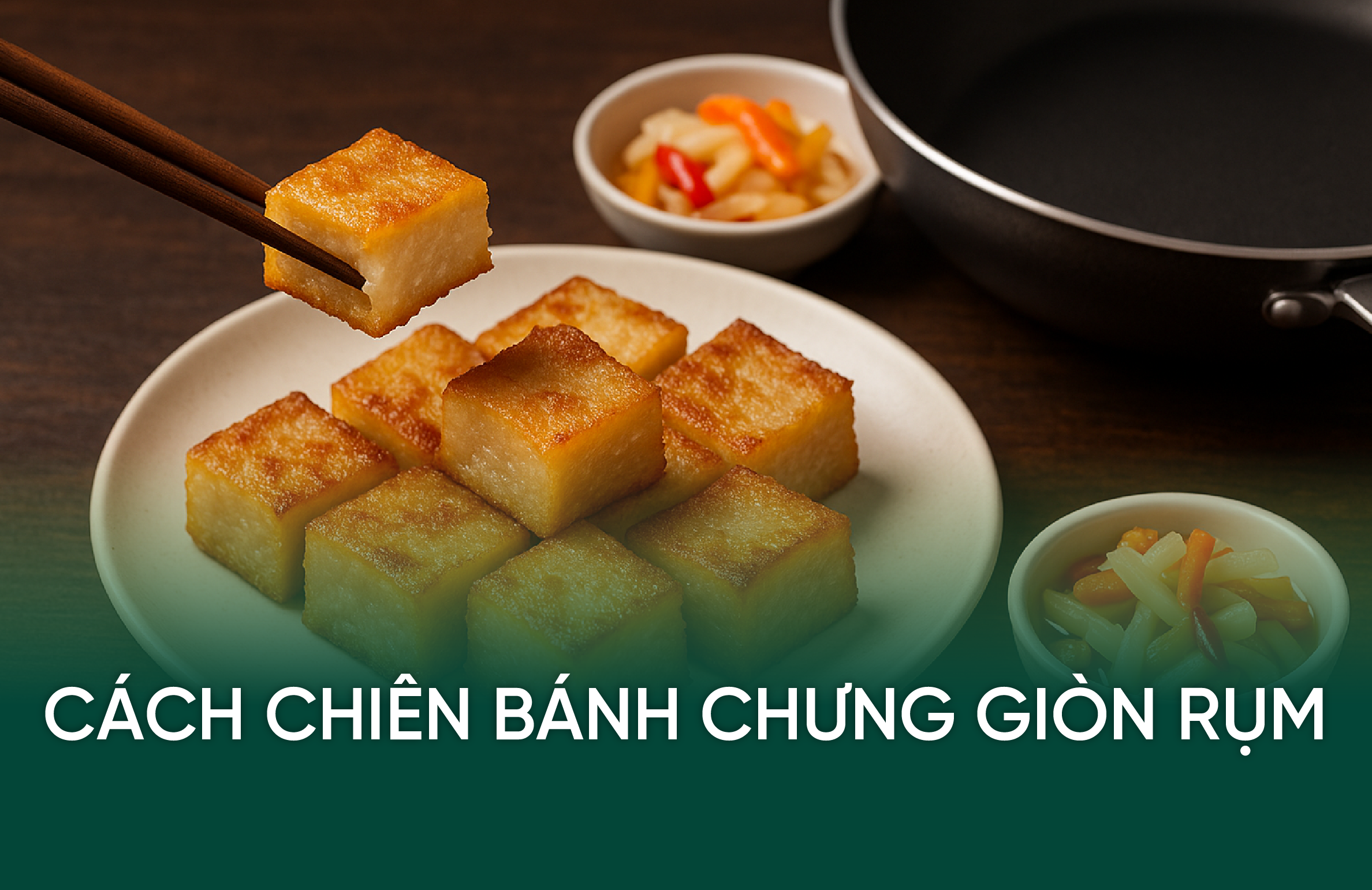 Cách Chiên Bánh Chưng Giòn Rụm