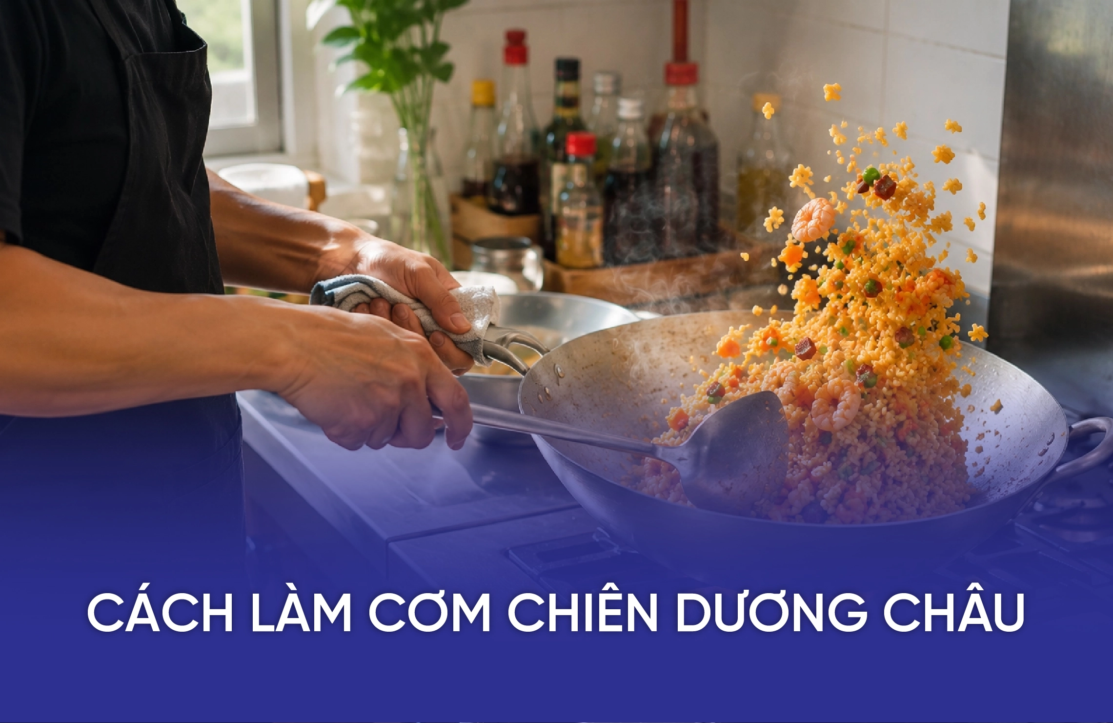 Cách Làm Cơm Chiên Dương Châu Hạt Tơi, Vàng Ươm | Kim Hằng 3 cach lam com chien duong chau